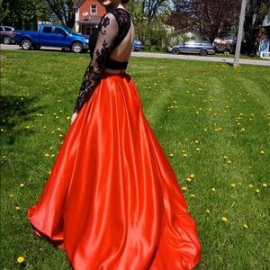 Two Piece Sherri Hill Prom Dress